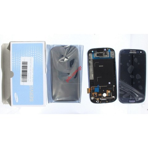 Γνήσια οθόνη Samsung GT Galaxy S3 i9300 LCD Display Touch Unit Digitizer Blue (ΕΞΑΝΤΛΗΘΗΚΑΝ)