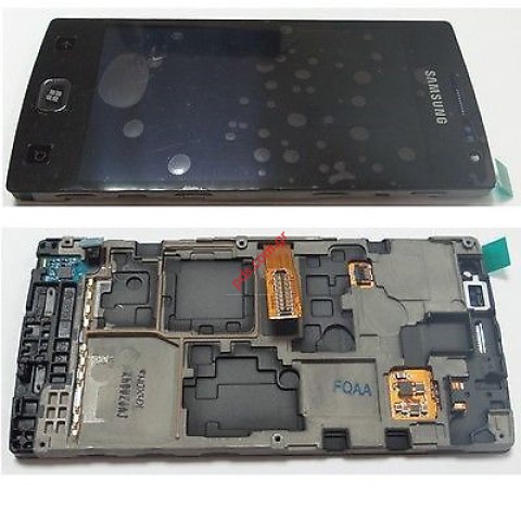 Γνήσια οθόνη Samsung i8350 Omnia W (Super AMOLED) A cover+ LCD + Display Glass + Touch Screen Digitazer