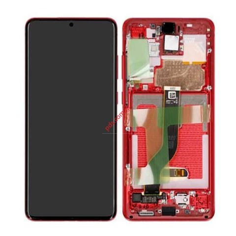 Γνήσια οθόνη Samsung S20 PLUS G985F Red Frame+ Display + Touchscreen digitizer σε κόκκινο χρώμα ORIGINAL Γνήσια οθόνη Samsung S20 PLUS G985F Red Frame+ Display + Touchscreen digitizer σε κόκκινο χρώμα ORIGINAL