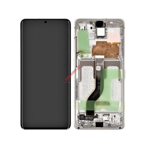 Γνήσια οθόνη Samsung S20 PLUS G985F White Frame+ Display + Touchscreen digitizer σε λευκό χρώμα ORIGINAL Γνήσια οθόνη Samsung S20 PLUS G985F White Frame+ Display + Touchscreen digitizer σε λευκό χρώμα ORIGINAL