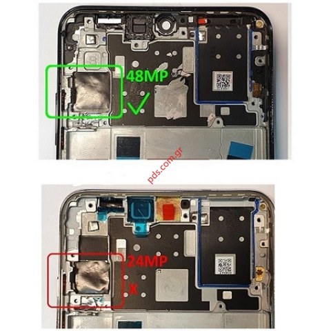 Original Set LCD Huawei P30 Lite (MAR-LX1A) Black with Frame Display with Touch screen digitizer Unit and battery HB356687ECW 