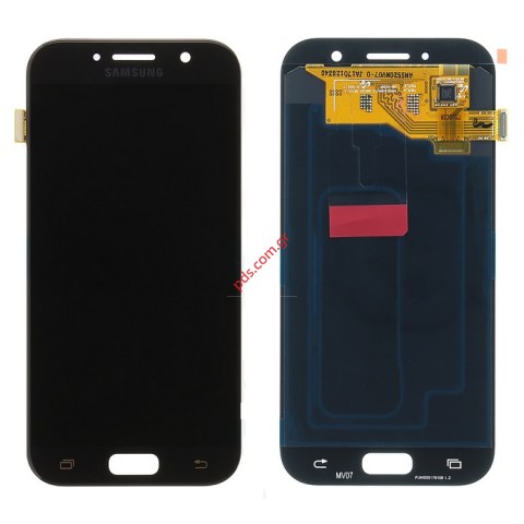 Γνήσια οθόνη Samsung Galaxy A5 A520F (2017) Black σε μαύρο χρώμα Display AMOLED Touch screen Digitizer SVP BOX ORIGINAL