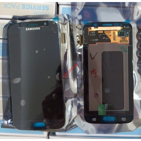 Γνήσια οθόνη σετ Black Samsung Galaxy S6 G920F σε μαύρο χρώμα Black Saphire (ΚΑΤΟΠΙΝ ΠΑΡΑΓΓΕΛΙΑΣ ΧΡΟΝΟΣ ΠΑΡΑΔΟΣΗΣ 2~5 ΗΜΕΡΕΣ) 