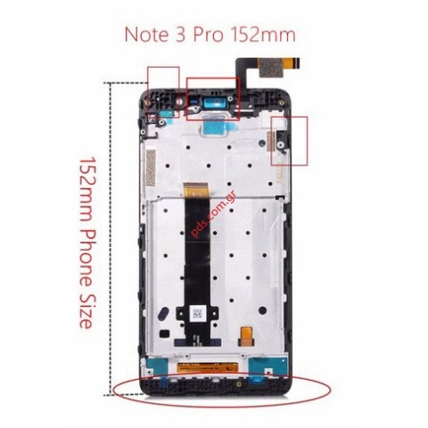 Original LCD set Black Xiaomi Redmi Note 3 Pro SE (SPECIAL EDITION) Global Version