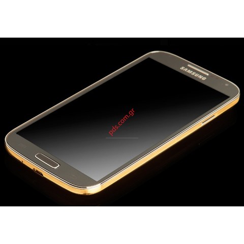 Original front cover LCD Gold Samsung i9505 Galaxy S4 LTE with Display touch screen digitizer