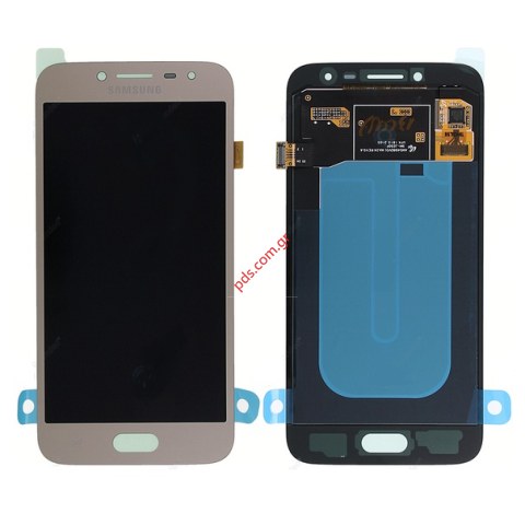 Γνήσια οθόνη σετ Gold Samsung J250 Galaxy J2 Pro 2018  (Service Pack) σε χρυσό χρώμα Display + Touch screen digitizer   	    Γνήσια οθόνη σετ Gold Samsung J250 Galaxy J2 Pro 2018  (Service Pack) σε χρυσό χρώμα Display + Touch screen digitizer