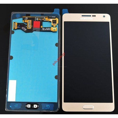 Γνήσια οθόνη σετ Gold Samsung SM-A700F Galaxy A7 σε χρυσό χρώμα (Touch Screen digitizer LCD Display)