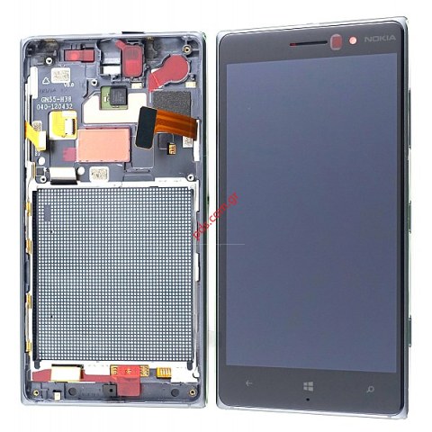 Γνήσια οθόνη σετ Grey Nokia Lumia 830 (Touchscreen digitizer) σε γκρί χρώμα (RM-984)