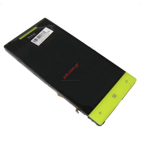 Γνήσια οθόνη σετ HTC 8S, A620e Yellow LCD Display σε κίτρινιο χρώμα με την αφή touch digitizer