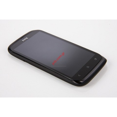 Γνήσια οθόνη σετ HTC Desire X (T238e) Silver/Grey περιλαμβάνει το τζάμι με την αφή και το μεσαίο πλαίσιο σε ασημί γκρί χρώμα