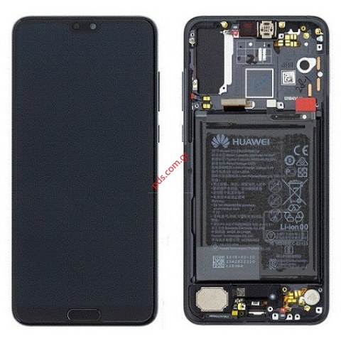 Γνήσια οθόνη σετ Huawei Ascend P20 Pro (CLT-L29) Black σε μαύρο χρώμα (Frame Display + Touch screen digitizer & battery) Original Service Pack BOX Γνήσια οθόνη σετ Huawei Ascend P20 Pro (CLT-L29) Black σε μαύρο χρώμα (Frame Display + Touch screen digitizer & battery) Original Service Pack BOX