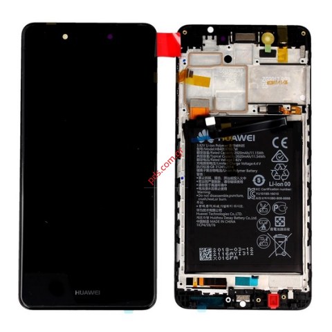 Original set LCD  Huawei Nova Smart 5.0 (DIG-L21) 2016 Black Complete Display  with Frame Touch screen with digitizer  Original set LCD  Huawei Nova Smart 5.0 (DIG-L21) 2016 Black Complete Display  with Frame Touch screen with digitizer