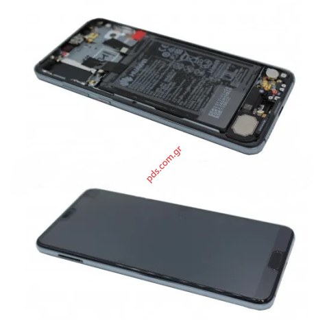 Original set LCD Huawei P20 Pro Midnight blue (Frame with Display + Touch screen digitizer panel & battery) Original Service Pack 