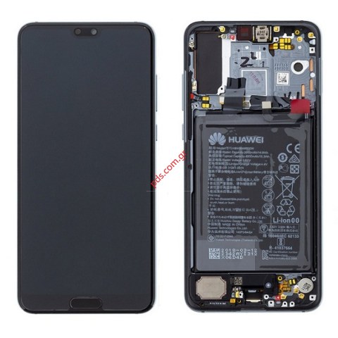 Γνήσια οθόνη σετ Huawei P20 Pro (CLT-L29) Blue Midnight σε μπλέ χρώμα (Frame Display Touch screen digitizer & battery) Original Service Pack BOX Γνήσια οθόνη σετ Huawei P20 Pro (CLT-L29) Blue Midnight σε μπλέ χρώμα (Frame Display Touch screen digitizer & battery) Original Service Pack BOX