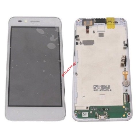 Original set LCD Huawei Y3 II 4G White (LUA-L21) Front frame LCD + Touch Unit 4G version