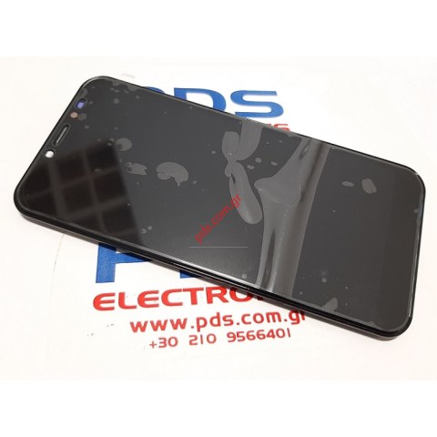 Γνήσια οθόνη σετ LCD Alcatel 1s (2019) OT5024 Display 5.5inch Black Front frame Display touch screen digitizer panel σε μαύρο χρώμα 