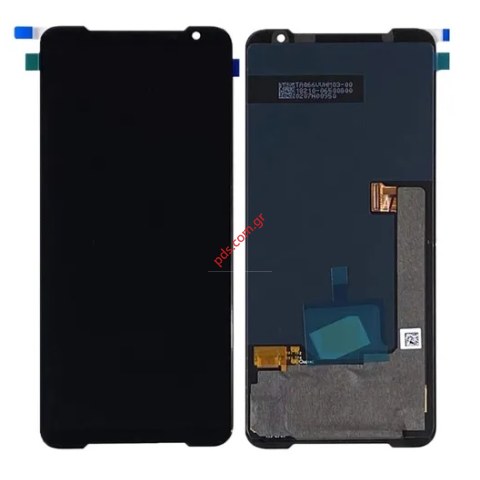 Γνήσια οθόνη set LCD Asus ROG Phone 3 (ZS661KS) Refurbished Black ORIGINAL NO FRAME