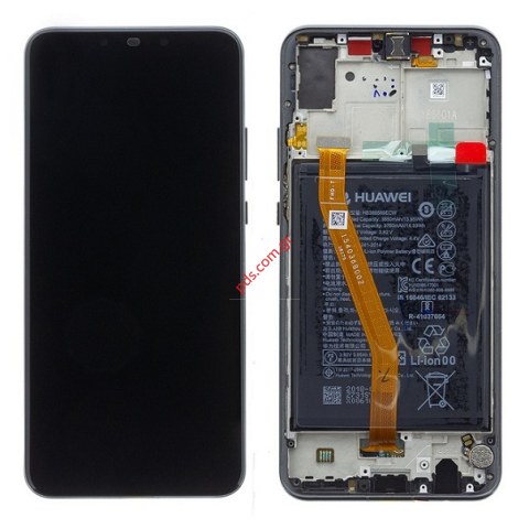 Γνήσια οθόνη σετ LCD Black Huawei Nova 3 (PAR-LX1) σε μαύρο (front cover with touch screen and display with battery). Γνήσια οθόνη σετ LCD Black Huawei Nova 3 (PAR-LX1) σε μαύρο (front cover with touch screen and display with battery).