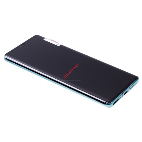 Γνήσια οθόνη σετ LCD Blue Huawei P30 PRO (VOG-L09) Aurora Blue Twilight σε μπλέ χρώμα Complete Front cover Display Touch screen digitizer and battery 