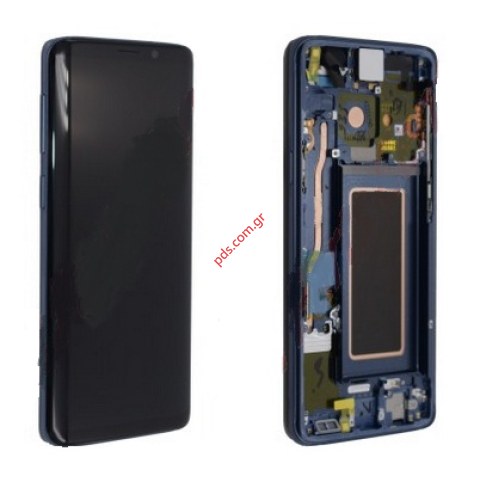 Original LCD set Blue Samsung Galaxy S9 G960F front cover with touch screen digitizer Original LCD set Blue Samsung Galaxy S9 G960F front cover with touch screen digitizer
