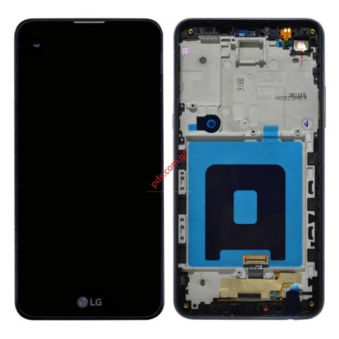 Original front cover with touch screen and LCD display LG K500N X Screen Black Original front cover with touch screen and LCD display LG K500N X Screen Black