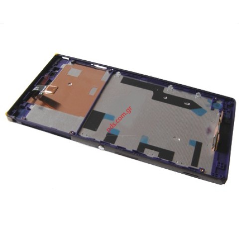 Original front cover LCD display Sony D5322 Xperia T2 Ultra XM50h Dual Purple with touch screen 