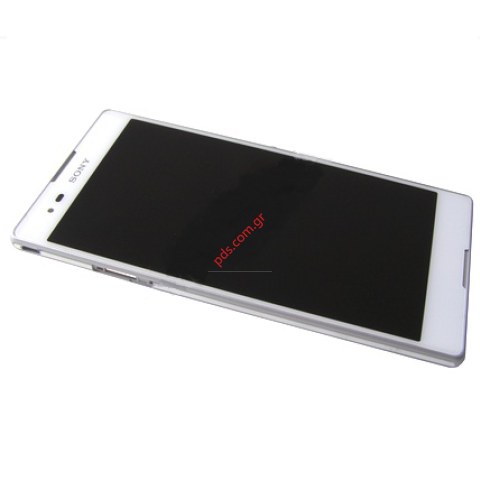 Original front cover LCD display Sony D5322 Xperia T2 Ultra XM50h Dual White with touch screen  Original front cover LCD display Sony D5322 Xperia T2 Ultra XM50h Dual White with touch screen