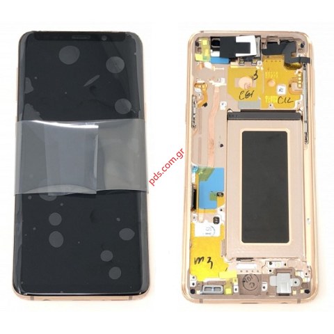 Original LCD set Gold Samsung Galaxy S9 G960F front cover with touch screen digitizer Original LCD set Gold Samsung Galaxy S9 G960F front cover with touch screen digitizer