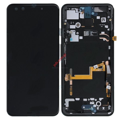 Γνήσια οθόνη σετ LCD Google Pixel 3 (G013A) 5.5inch Display Frame Black Touch screen with digitizer Bulk ORIGINAL