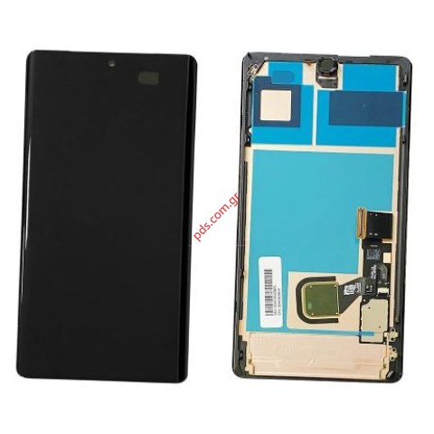 Γνήσια οθόνη σετ LCD Google Pixel 7 PRO (GE2AE) 2022 Black Display Touch screen with digitizer with frame Bulk ORIGINAL