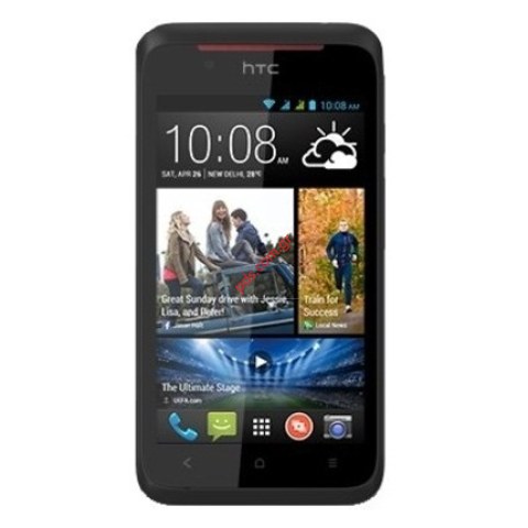 Γνήσια οθόνη σετ LCD HTC Desire 210 (D210h) Dual SIM Black σε μαύρο χρώμα (front cover with touch screen and display).