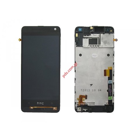 Γνήσια οθόνη σετ LCD HTC One Mini Black (Front+LCD+Touchscreen) σε μαύρο χρώμα