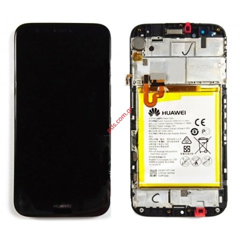 Original Complete Display LCD Huawei G8 (RIO-L01) Frame with Touchscreen digitizer and Battery 