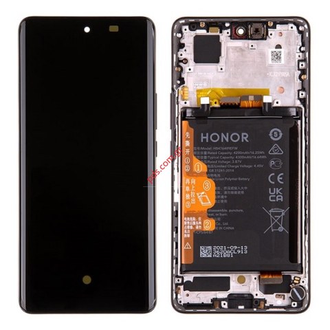 Set Original LCD Huawei Honor 50 (NTH-NX9) Black Display Unit with Touch screen digitizer and battery BOX Set Original LCD Huawei Honor 50 (NTH-NX9) Black Display Unit with Touch screen digitizer and battery BOX