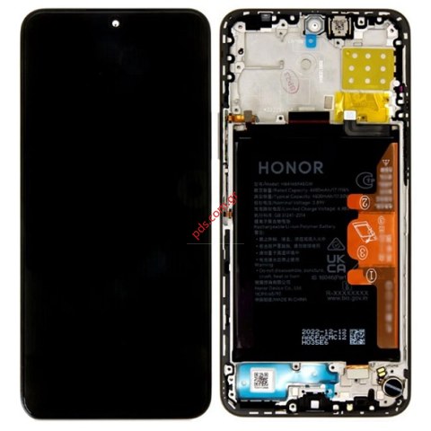 Original set LCD Huawei Honor 90 Lite (CRT-NX1) Black Display complete with Frame Touch screen Digitazer & Battery SVP BOX ORIGINAL Original set LCD Huawei Honor 90 Lite (CRT-NX1) Black Display complete with Frame Touch screen Digitazer & Battery SVP BOX ORIGINAL