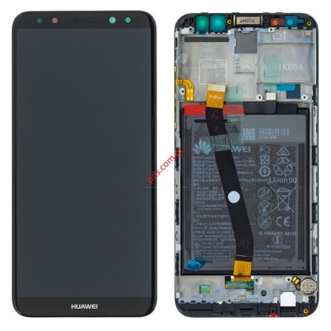 Γνήσια οθόνη σετ LCD Huawei Mate 10 Lite (RNE-L21) Black Blue για το μαύρο χρώμα Complete Front Cover + Display + Touch Unit + Battery ORIGINAL Γνήσια οθόνη σετ LCD Huawei Mate 10 Lite (RNE-L21) Black Blue για το μαύρο χρώμα Complete Front Cover + Display + Touch Unit + Battery ORIGINAL
