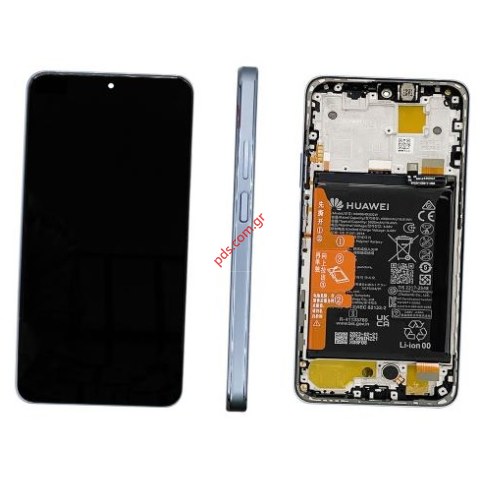 Γνήσια οθόνη σετ LCD Huawei Nova Y90 (CTR-LX1) Blue σε μπλέ χρώμα W/Frame Display Touch screen Digitizer and battery HB496493EGW Box (ΕΞΑΝΤΛΗΘΗΚΑΝ)