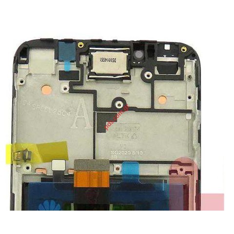 Original Set LCD Huawei Y5p (DRA-LX9) Black W/frame & Battery Bulk