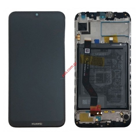 Γνήσια οθόνη σετ LCD Huawei Y7 2019 (DUB-LX1) Black Front frame Display Touch screen with digitizer & battery σε μαυρο χρώμα Box (ΕΞΑΝΤΛΗΘΗΚΑΝ) Γνήσια οθόνη σετ LCD Huawei Y7 2019 (DUB-LX1) Black Front frame Display Touch screen with digitizer & battery σε μαυρο χρώμα Box (ΕΞΑΝΤΛΗΘΗΚΑΝ)