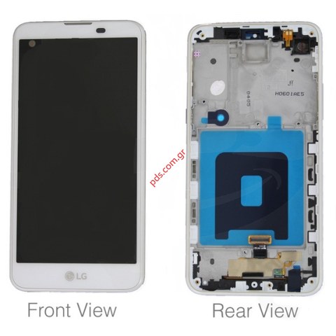 Original front cover with touch screen and LCD display LG K500N X Screen White  Original front cover with touch screen and LCD display LG K500N X Screen White