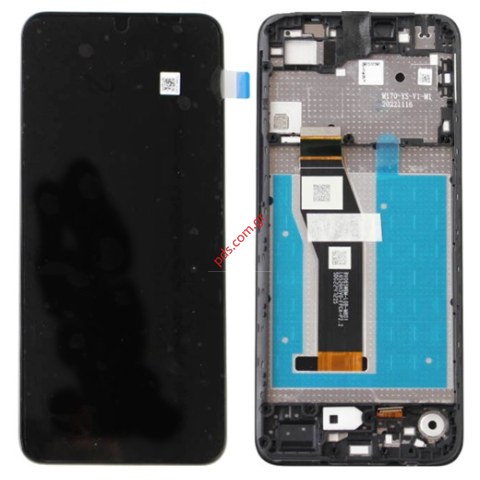 Original set LCD Motorola E13 (XT-2345) Black ORIGINAL W/FRAME