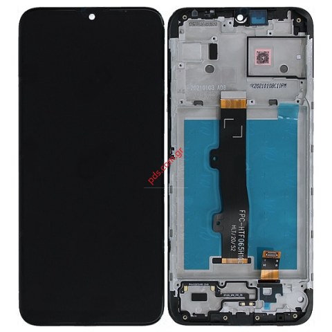 Original set LCD Motorola E7 POWER (XT-2097) 2021 Black Display Touch screen with digitizer and frame ORIGINAL
