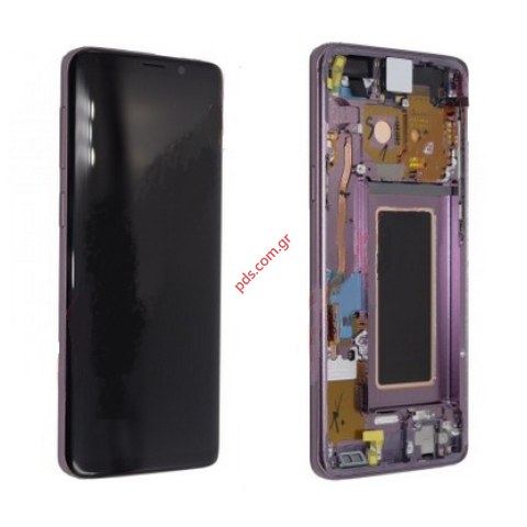 Original LCD set Purple Samsung Galaxy S9 G960F front cover with touch screen digitizer Original LCD set Purple Samsung Galaxy S9 G960F front cover with touch screen digitizer