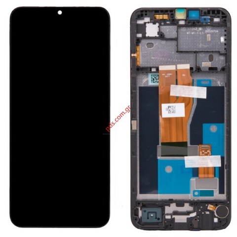 Γνήσια οθόνη σετ LCD Realme C33 (RMX-3624) 2022 Black W/Frame Display OEM Touch screen with Digitizer Bulk ORIGINAL