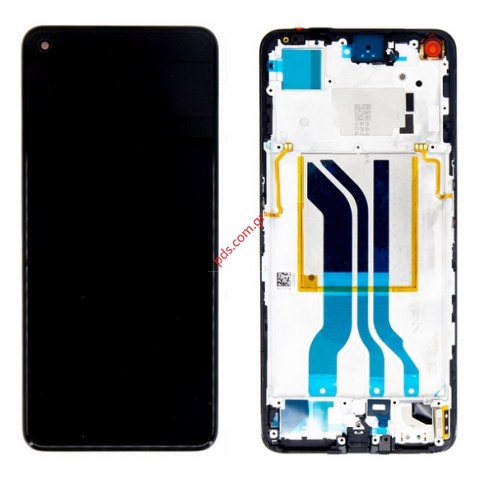 Γνήσια οθόνη σετ LCD RealMe GT2 PRO (RMX-3301) 2022 W/FRAME Black ORIGINAL SVP