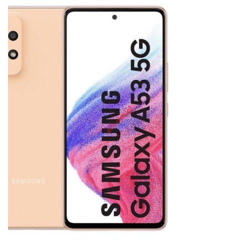 Γνήσια οθόνη σετ LCD Samsung A536B Galaxy A53 Pink Gold Awesome Peach Orange W/Frame Display touch screen digitizer σε χρυσό χρώμα ORIGINAL