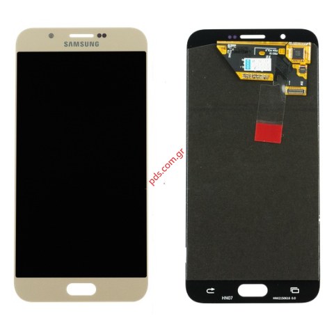 Γνήσια οθόνη σετ LCD Samsung A800F Galaxy A8 Gold σε λευκό χρώμα (NOT FOR EU COUNTRY) DELIVERY IN 20~30 DAYS