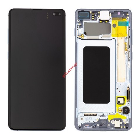 Γνήσια οθόνη σετ LCD Samsung G975F Galaxy S10+ Prism Blue (Complete Frame Display touch screen with digitizer) σε μπλέ χρώμα Γνήσια οθόνη σετ LCD Samsung G975F Galaxy S10+ Prism Blue (Complete Frame Display touch screen with digitizer) σε μπλέ χρώμα