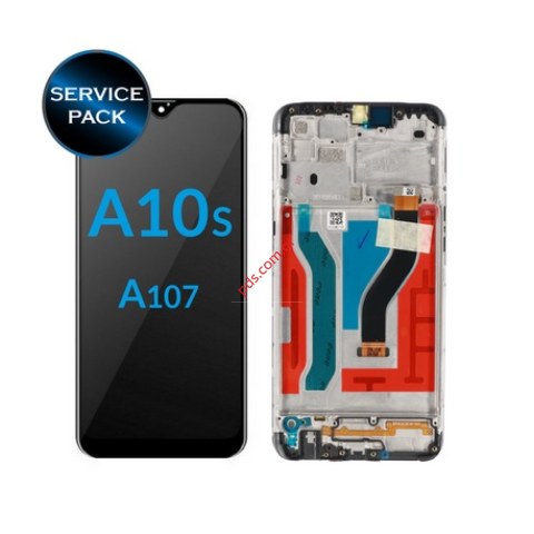 Γνήσια οθόνη σετ LCD Samsung Galaxy A10s A107F Frame with Display and touch screen digitizer ORIGINAL