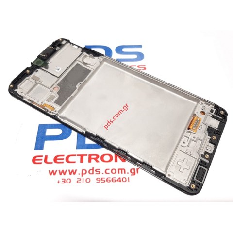 Γνήσια οθόνη σετ LCD Samsung Galaxy A22 4G LTE (SM-A225F) Display W/Frame Touch screen digitizer σε μαύρο χρώμα ORIGINAL